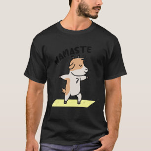 Namaste Cute Goat Doing Yoga T-Shirt