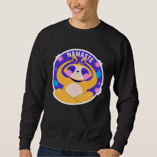 Namaste Cute Yoga Cat Premium Sweatshirt
