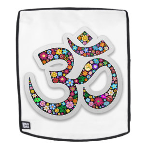 Namaste Floral Symbol Art Backpack