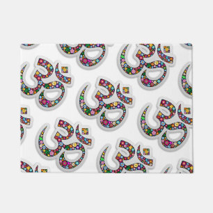 Namaste Floral Symbol Art Doormat