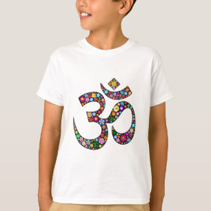 Namaste Floral Symbol Art T-Shirt