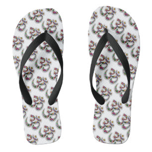 Namaste Floral Symbol Art Thongs