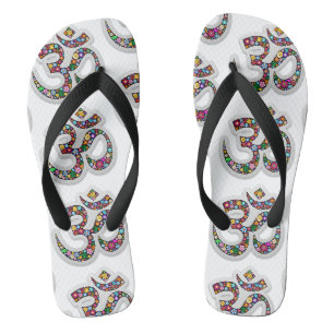 Namaste Floral Symbol Art Thongs