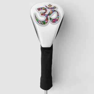 Namaste Floral Yoga Symbol Golf Head Cover