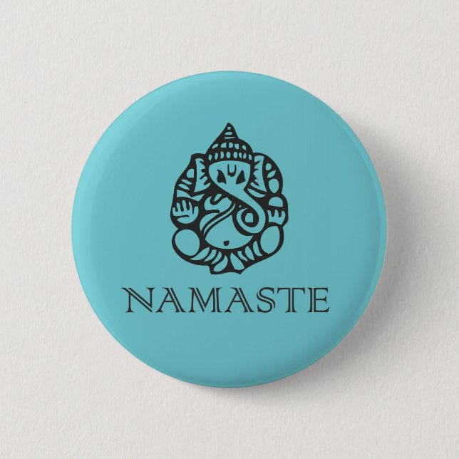 Namaste Ganesh Badge (Front)
