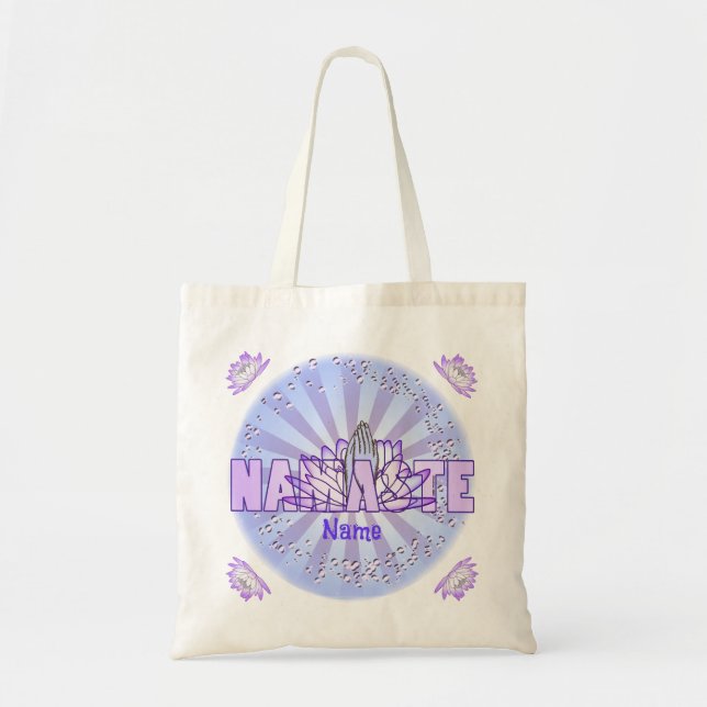 Namaste Hands Tote Bag (Front)