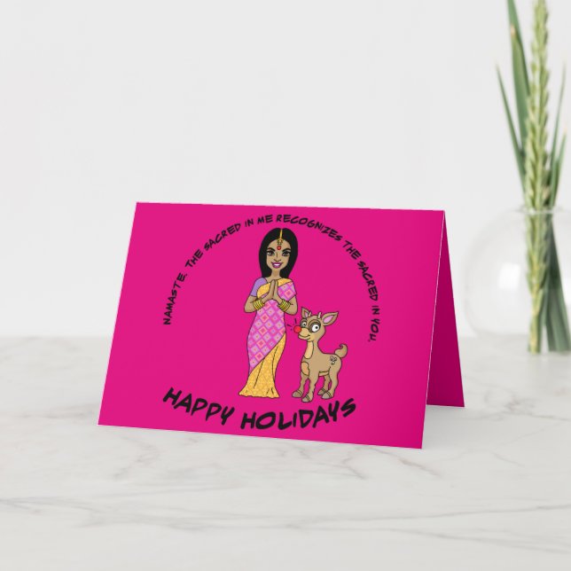 Namaste Holiday Card (Front)