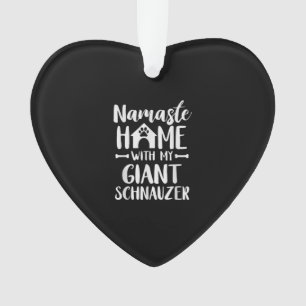 Namaste Home Giant Schnauzer - Schnauzer Lover Ornament