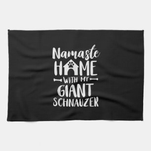 Namaste Home Giant Schnauzer - Schnauzer Lover Tea Towel
