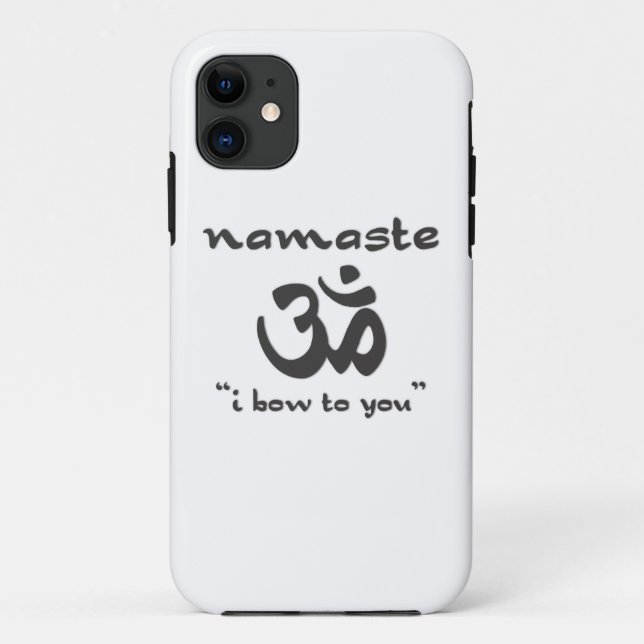 Namaste - I Bow To You Case-Mate iPhone Case (Back)