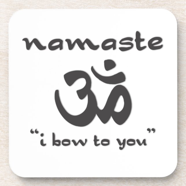 Namaste - I Bow To You Coaster (Front)
