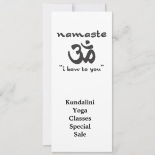 Namaste - I bow to you (in black)