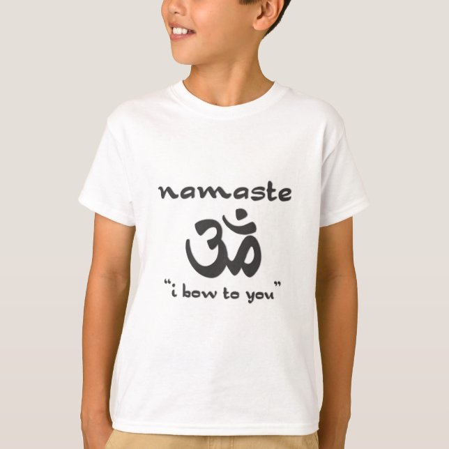 Namaste - I Bow To You T-Shirt (Front)