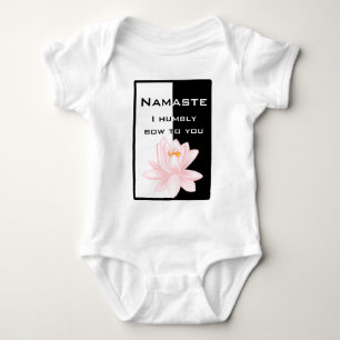 Namaste - I humbly bow to you Baby Bodysuit