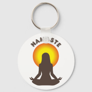 Namaste Key Ring