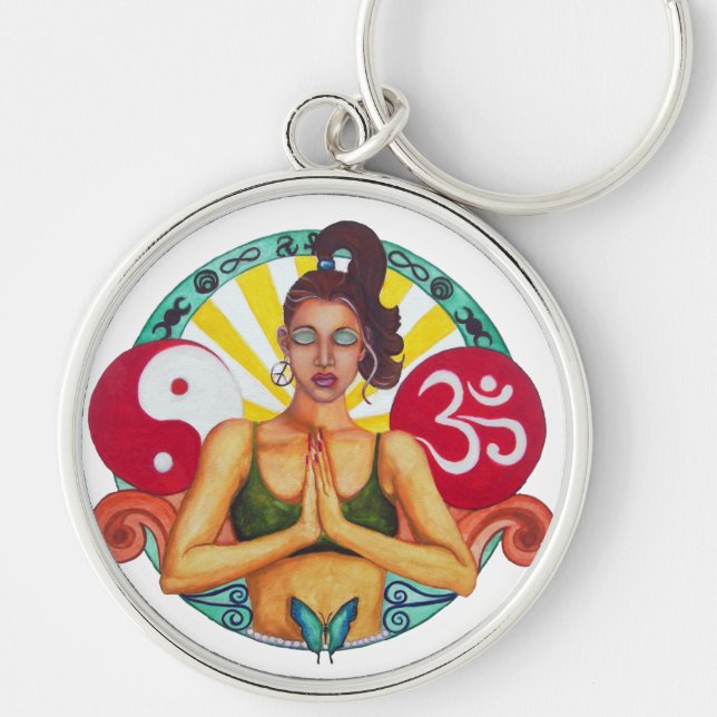 Namaste Key Ring (Front)