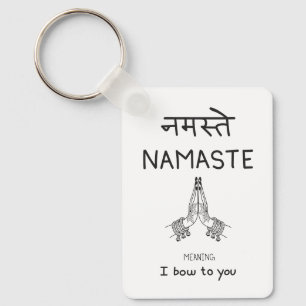 Namaste Key Ring