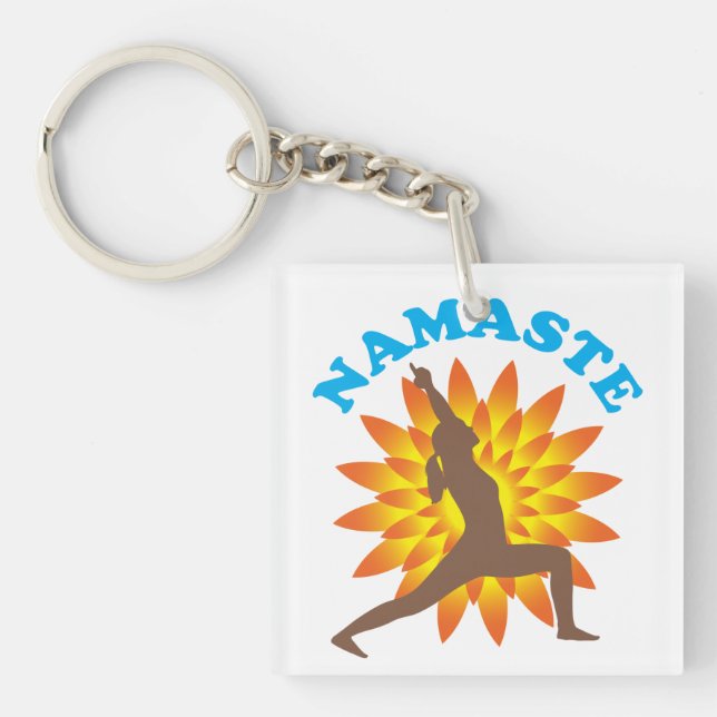 Namaste Key Ring (Front)