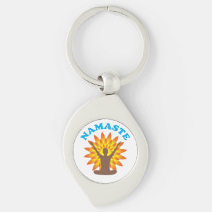 Namaste Key Ring