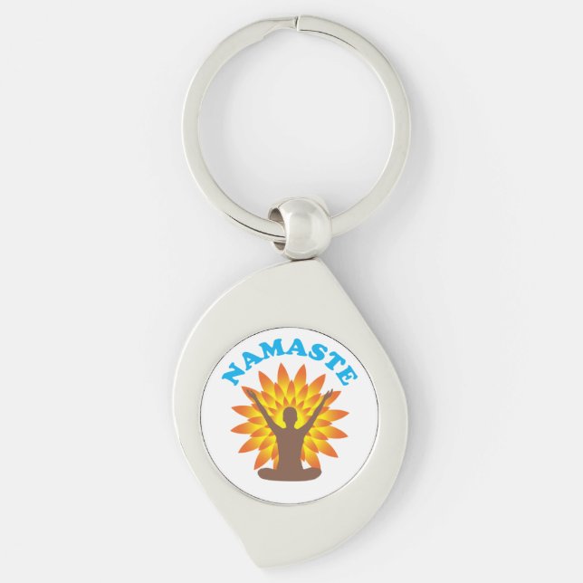 Namaste Key Ring (Front)