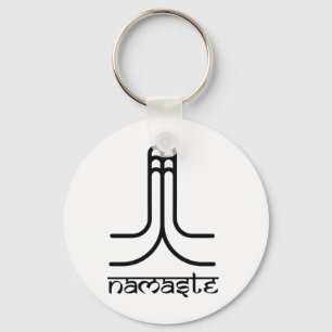 Namaste Key Ring