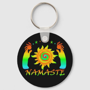 Namaste Keychain