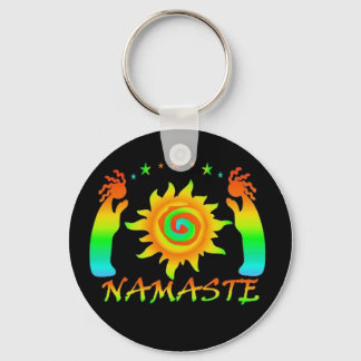 Namaste Keychain