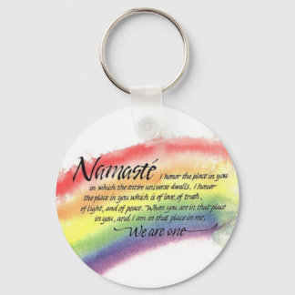 Namaste Keychain