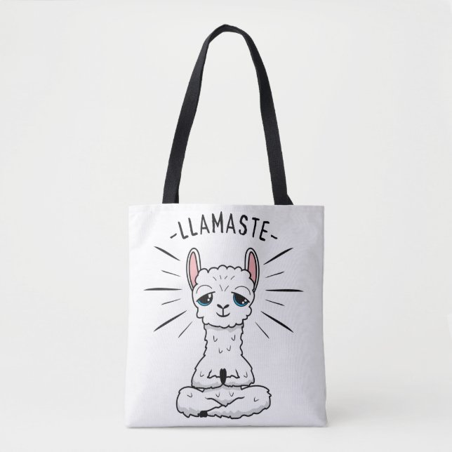 Namaste Lama  Tote Bag (Front)