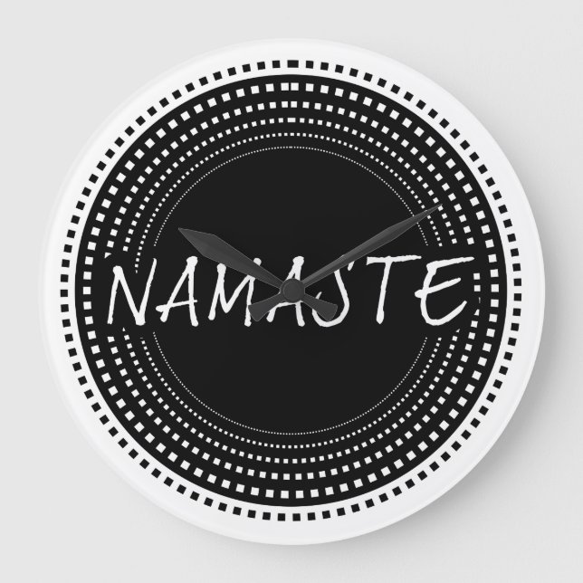 Namaste Large Clock (Front)