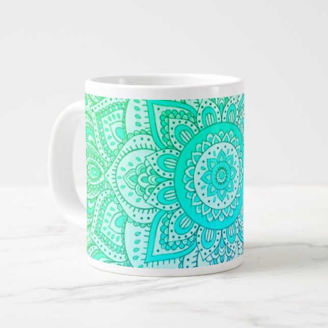 Namaste Large Coffee Mug (Front Left)