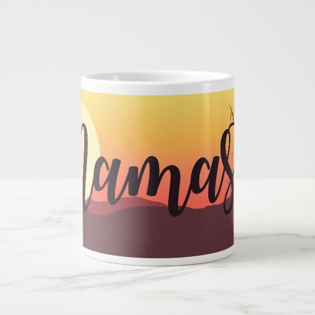 Namaste Large Coffee Mug (Front)