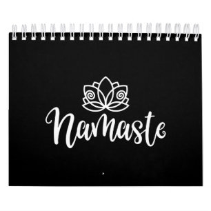 Namaste Lotus Design For Yoga Lovers Calendar