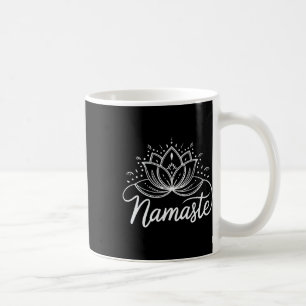Namaste Lotus Flower Meditation Yoga Mandala Coffee Mug