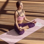 Namaste Lotus Flower Modern Pink Custom Name Yoga Mat<br><div class="desc">Namaste Lotus Flower Modern Pink Custom Name Sports Fitness Yoga Mat features a white lotus flower with the text "namaste" in modern hand lettered calligraphy script on a pink background and personalised with your name. Perfect gift for friends and family for birthday, Christmas, Mother's Day, best friends, yoga lovers, fitness...</div>