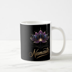 Namaste Lotus Flower Spiritual Yoga Lover Meditati Coffee Mug