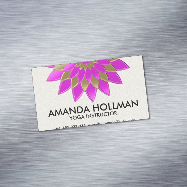 Namaste Magnetic Business Card (In Situ)