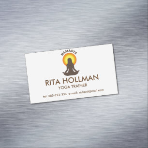 Namaste Magnetic Business Card