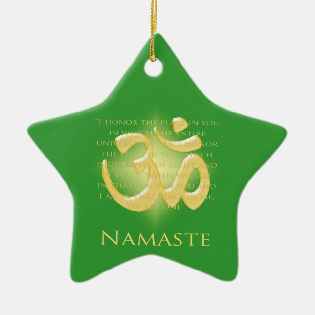 Namaste Ornament (Front)
