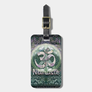 Namaste Peace Symbol Luggage Tag