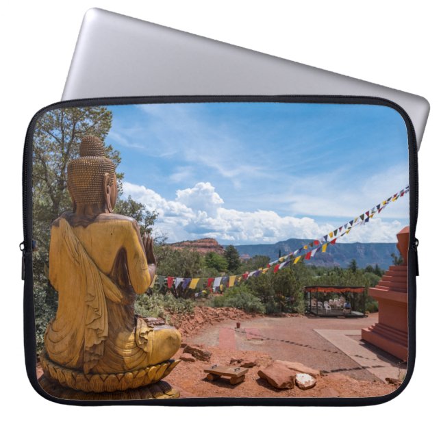 Namaste Prayer Park Laptop Sleeve (Front)