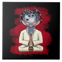 Namaste Predator Ceramic Tile