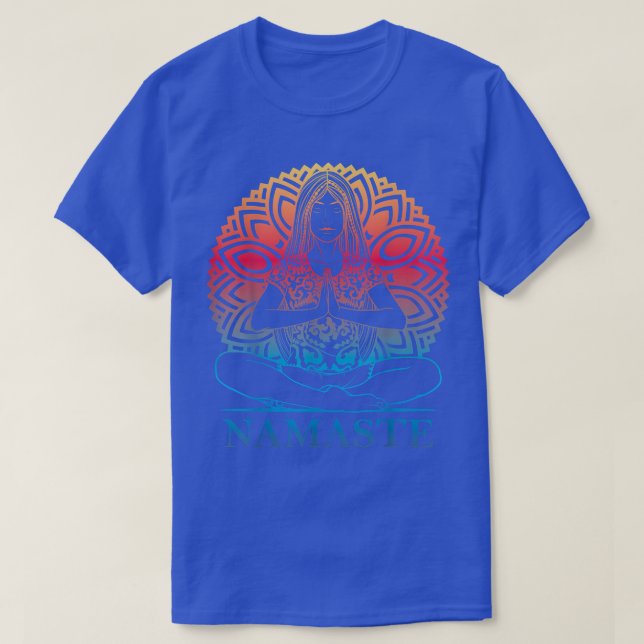 Namaste Premium Yoga  T-Shirt (Design Front)