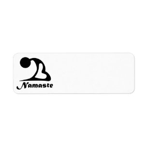 Namaste Return Address Label