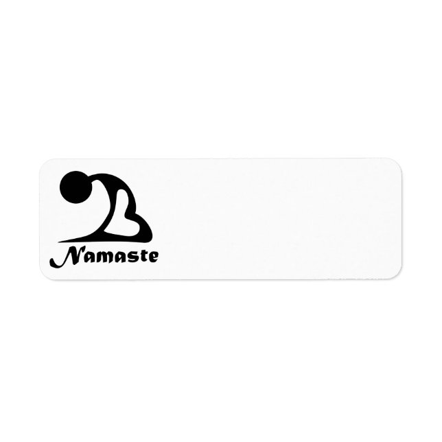 Namaste Return Address Label (Front)