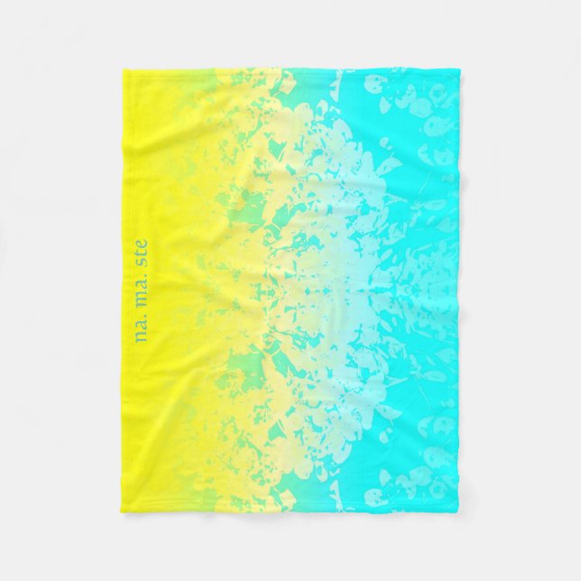 Namaste Shavasana Fleece Blanket (Front)