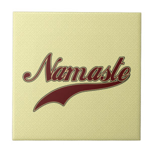 Namaste Stylish Red Burgundy Ceramic Tile