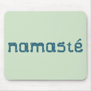 Namaste Teal Mousepad