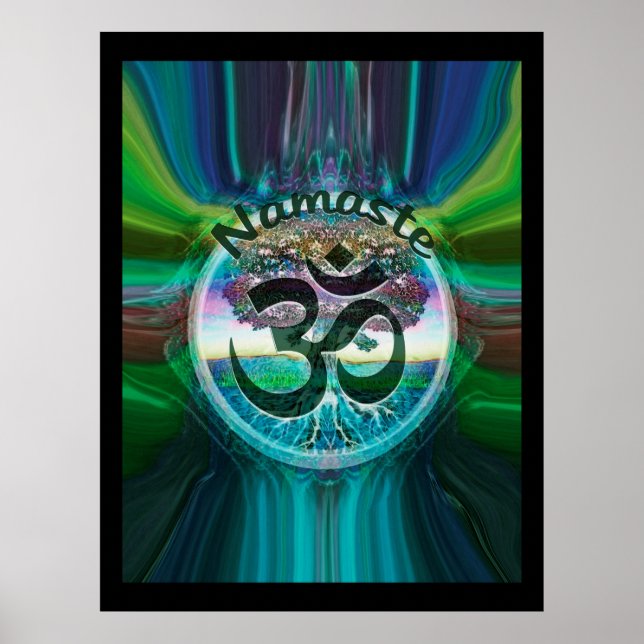 Namaste Tree of Life Poster (Front)