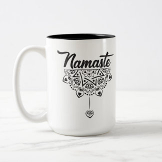 Namaste Two-Tone Coffee Mug